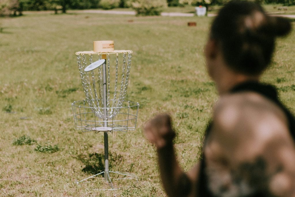 Where's the ideal location for a disc golf course?