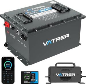 1. VATRER POWER 36 Volt Lithium Golf Cart Battery