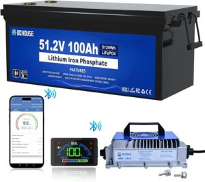 3. DC HOUSE 48 Volt Lithium Golf Cart Battery