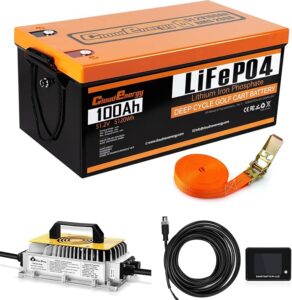 4. Cloudenergy 48 Volt Lithium Golf Cart Battery