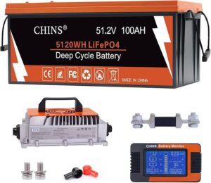 8. CHINS 48 Volt Lithium Golf Cart Battery