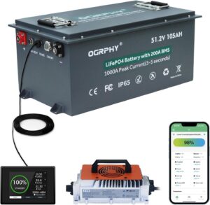 OGRPHY 48V Lithium Golf Cart Battery