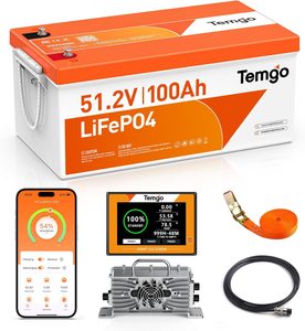 TEMGO 48V (51.2V) 100Ah Lithium Golf Cart Battery